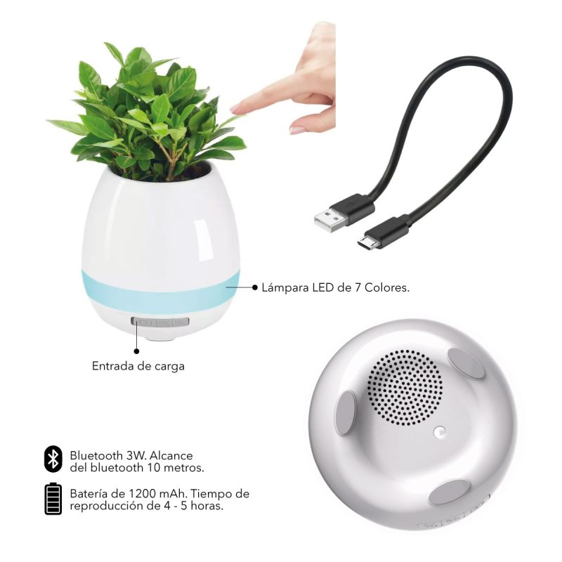 Comprar Matera Parlante Bluetooth en Electroshopy - Ángulo 2